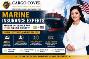 Marine Insurance for India to USA Exports | Open Marine Policy | Cargo Cover India