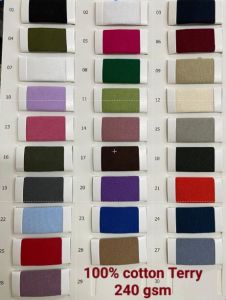 French Terry Cotton Fabric