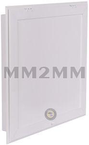 White Easy Access Metal Trap Door