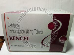 Cetirizine Hydrochloride 10mg Tablets