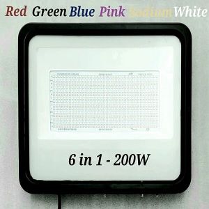 6 in 1 RGB Flood Light