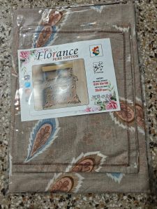 Florance 93 X100 Sitting Cotton Bedsheet Set