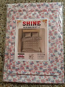 Shine 90 X 100 Pillow Cover and Bedsheet Set