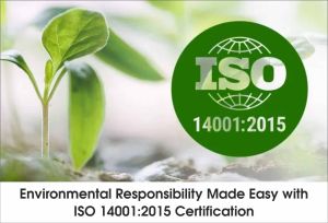 ISO 14001 2015 Certificate Service