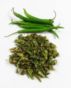 Dehydrated Green Chilly Flakes