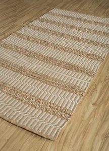 Chevron Pattern Tufted Floor Mat