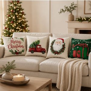 Christmas Printed Cushion Cover