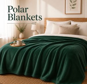 Emerald Polar Fleece Blanket