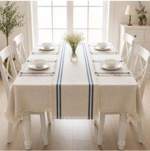 Fringe Stripe Table Linen