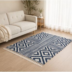 Geometric Woven Area Rug