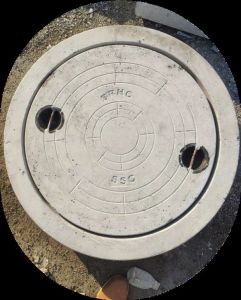 Circular RCC Plain Manhole Cover with Handle