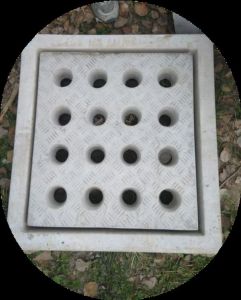 Square RCC Perforated Drain Cover