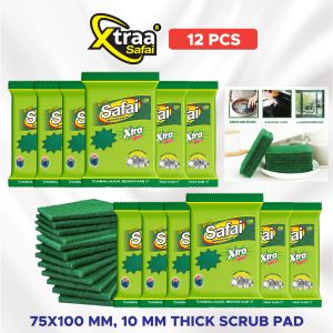 10 Mm Green Clean Scrub Pad