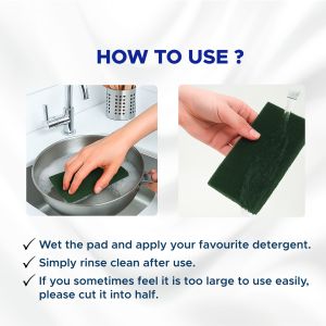 10 Mm Green Power Scrub Pad