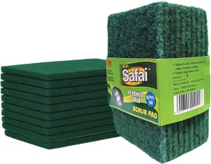 10 Mm Jumbo Green Scrub Pad Set