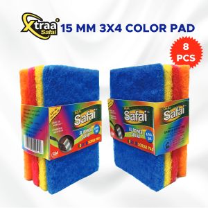 15 Mm Colour Grip Scrub Pad Set