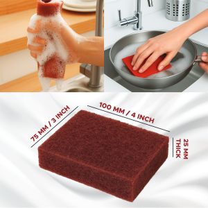 25 Mm Heavy Duty Red Scrub Pad