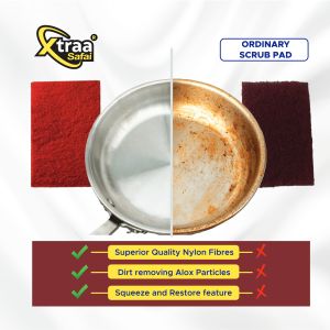 25 Mm Heavy Duty Red Scrub Pad