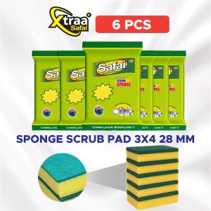 28 Mm Sponge Shield Scrub Pad
