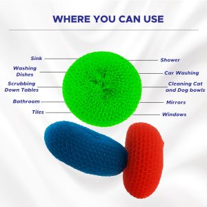 Medium Nylon Dish Washing Scrubber