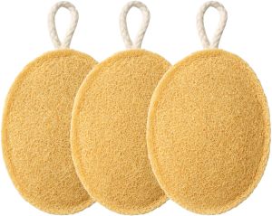 Natural Oval Bath Loofah Scrubber