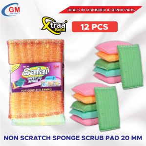 Non Scratch Sponge Cleaning Scrubber