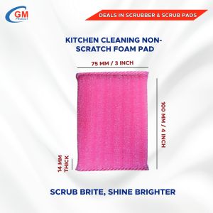 Non Scratch Sponge Cleaning Scrubber