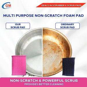 Non Scratch Sponge Cleaning Scrubber