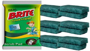 Real Brite Green Kitchen Scrub Pad