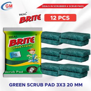 Real Brite Green Kitchen Scrub Pad