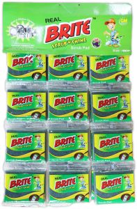 Real Brite Green Scrub Pad
