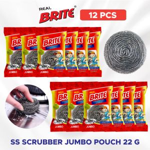 Real Brite Jumbo Steel Scrubber