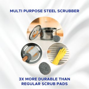 Real Brite Jumbo Steel Scrubber