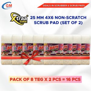 Real Brite Non Scratch White Scrub Pads