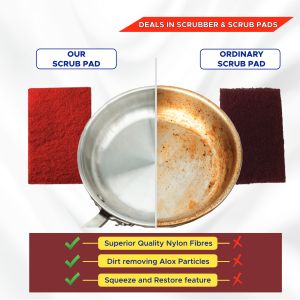 Real Brite Red Power Scrub Pad