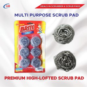 Real Brite Steel Scrubber Set