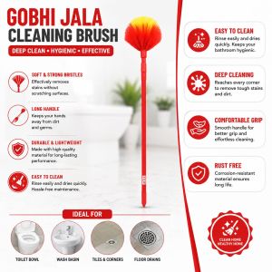 real fresh extended reach cobweb cleaner brush