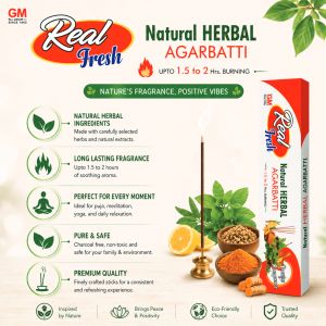 Real Fresh Herbal Mosquito Guard Agarbatti