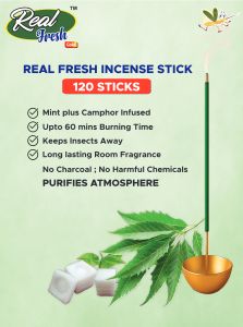 Real Fresh Neem Mint Protection Agarbatti