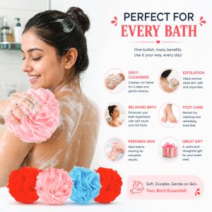 Refreshing Bath Loofah Body Scrubber