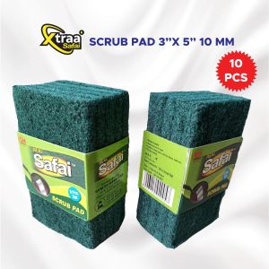 Xtraa Safai Green PRO Scrub Pad Set