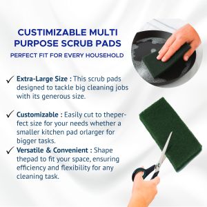 Xtraa Safai Green PRO Scrub Pad Set