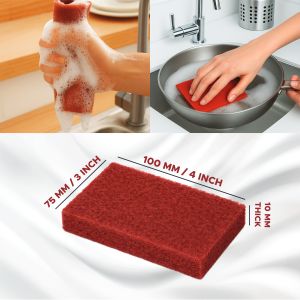Xtraa Safai Red Force Scrub Pad Set