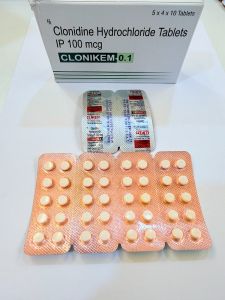 Clonidine Hydrochloride Tablets IP 100 Mcg