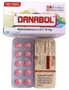 Danabol Methandienone USP 10mg Tablets