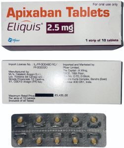 Eliquis 2.5mg Tablet