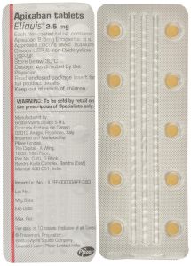 Eliquis 2.5mg Tablet