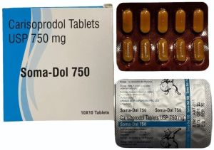 Pain O Soma 750mg Tablets