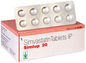 Simlup 20mg Tablet