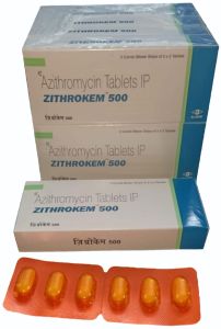 Zithrokem 500mg Tablet